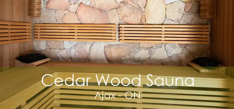 Cedar Wood Sauna Ajax - ON