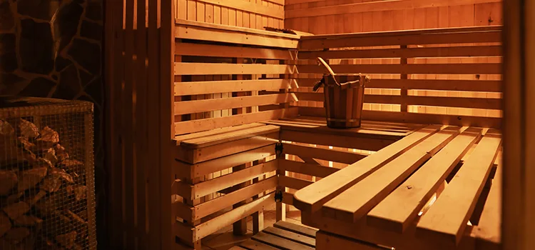 Cedar Wood Sauna Restoration and Refurbishment in Ajax, Ontario