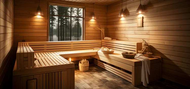 Traditional Sauna Design in Ajax, ON