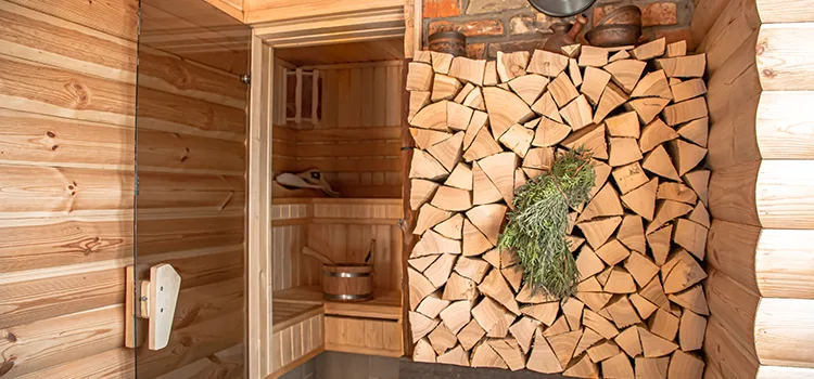 Eucalyptus Wood Sauna Walls Repair And Installation in Ajax, ON