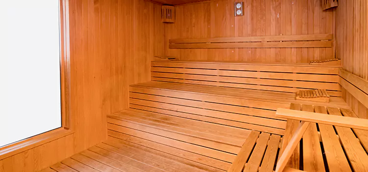 Custom Hemlock Wood Sauna Construction in Ajax, Ontario