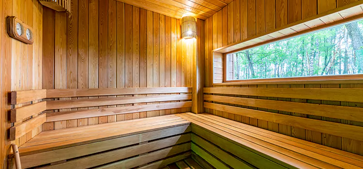 Indoor Modern Sauna Setup Services in Ajax, ON