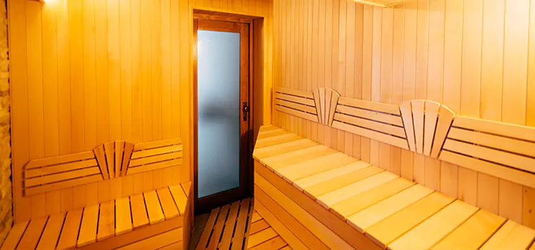 Old Cabin Conversion To Sauna in Ajax, Ontario