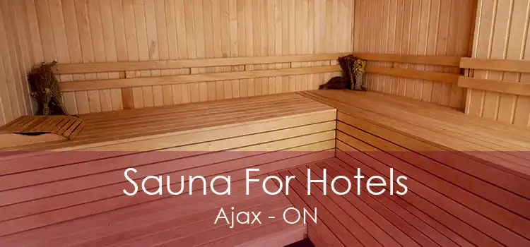 Sauna For Hotels Ajax - ON