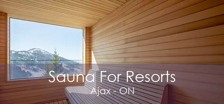 Sauna For Resorts Ajax - ON